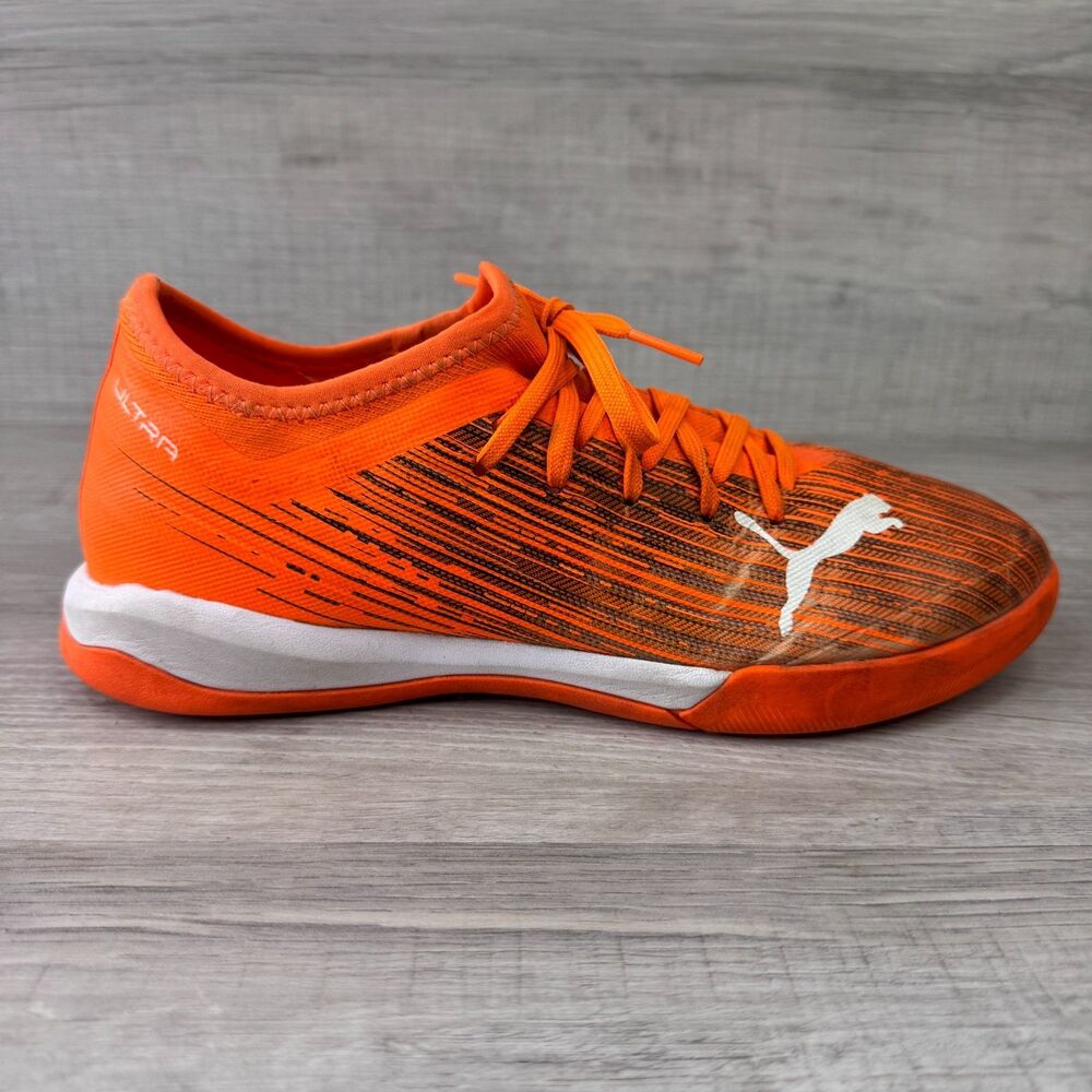 Puma Ultra 3.1 IT 106090-01 Men's Sneakers 7.5 Soccer Cleats Orange Sneakers